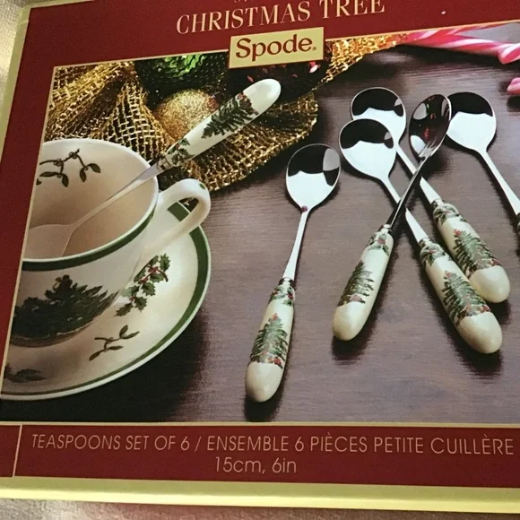 Spode Dining Spode Christmas Tree Tea Spoons Poshmark